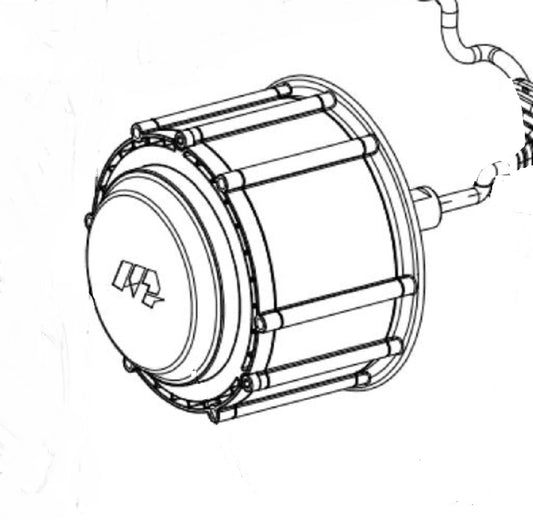 Wheel motor (front) for Luba1
