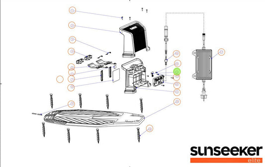 Charging Station Indicator Light PCBA - X5/X7/X7 Plus/X7 Pro - 16601337-01