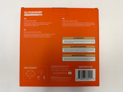 Sunseeker X7 GEN 1 and Gen 2  -  6-Blade Cutting Disk Upgrade Kit – X7 / X7 Plus / X7 Pro