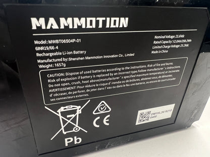 Battery for LUBA 3 AWD 3000 - W.D.BT.000062000/W.D.BT.000052000