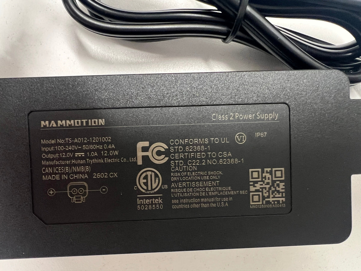 RTK Power Supply (12V 1A) - LUBA 2 AWD/ Yuka 2024 - C.P.XS.000125002