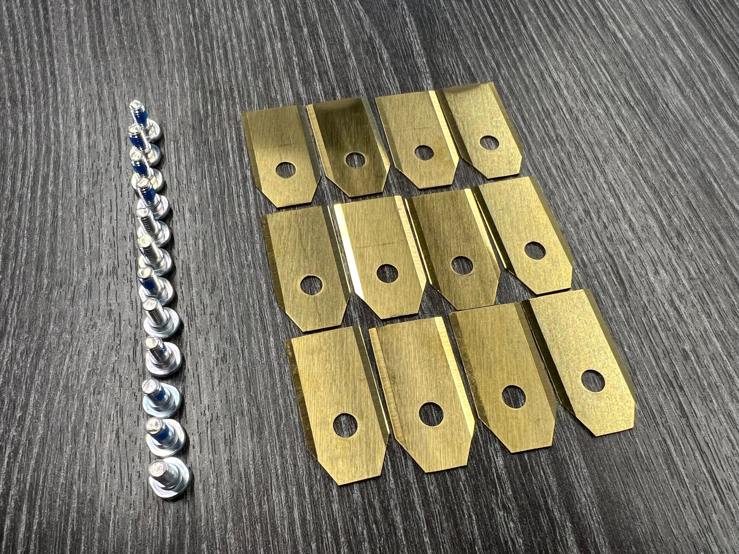 MTT Titanium Coated Blade Set for Segway-Navimow (12 Pieces)