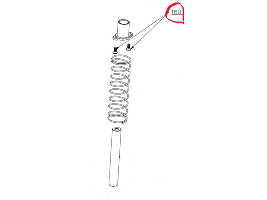 Hexagon countersunk head machine screw; M2.5*6 for Luba1