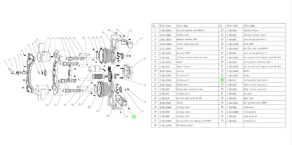 Cutting Motor to Disk Adapter Bracket for Luba 1/Luba2/Luba2X/Luba mini - W.W.JJ.000134010
