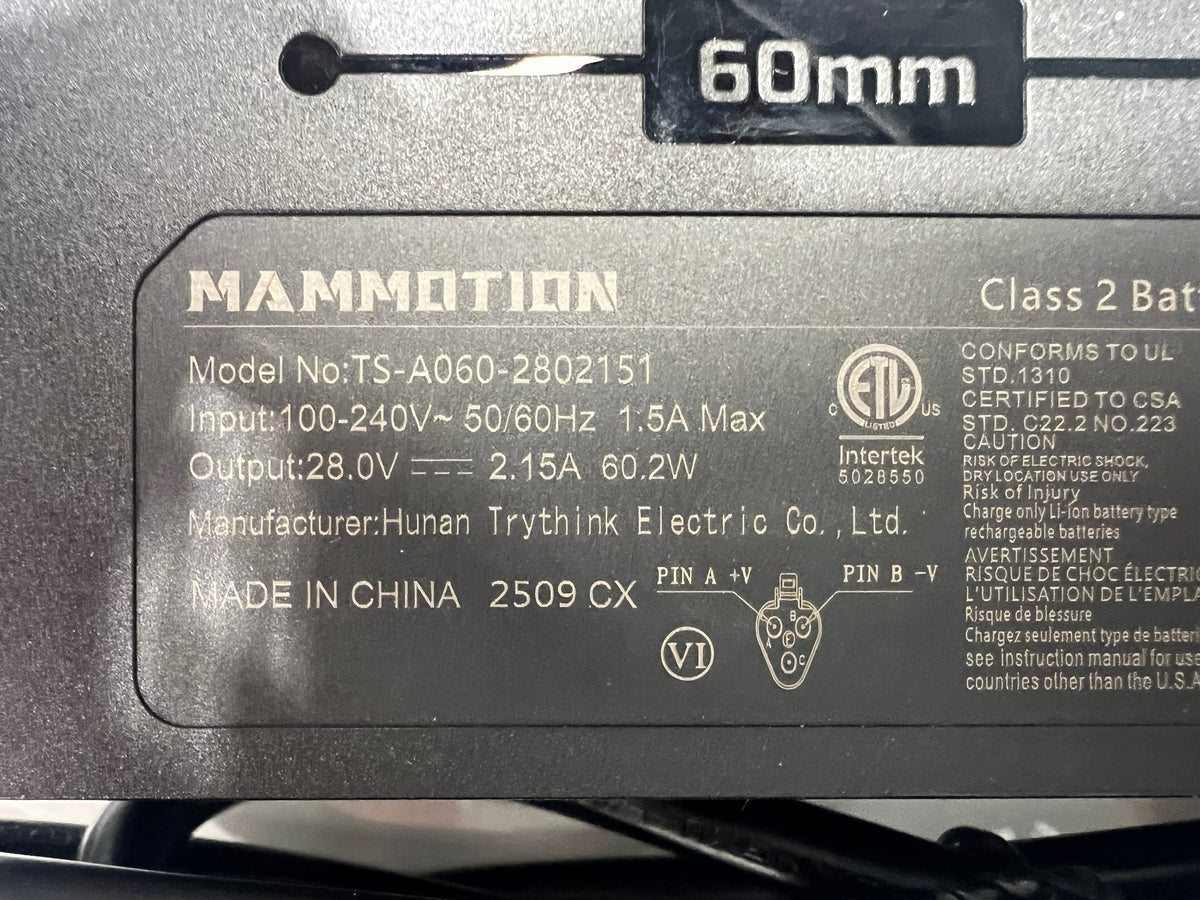 Charging Station Power Supply (28V 2.15A) - LUBA mini/YUKA mini - C.P.XS.000113002