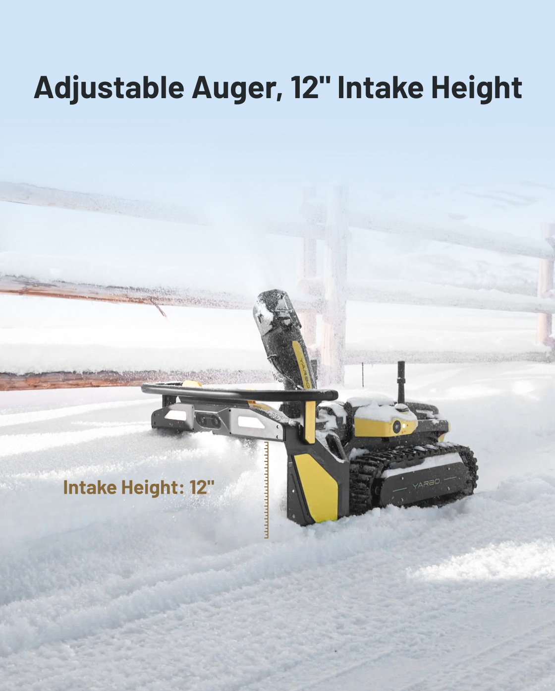 Yarbo Y40 Core with Snow Blower Module Gen 2 — Yarbo Snow Blower