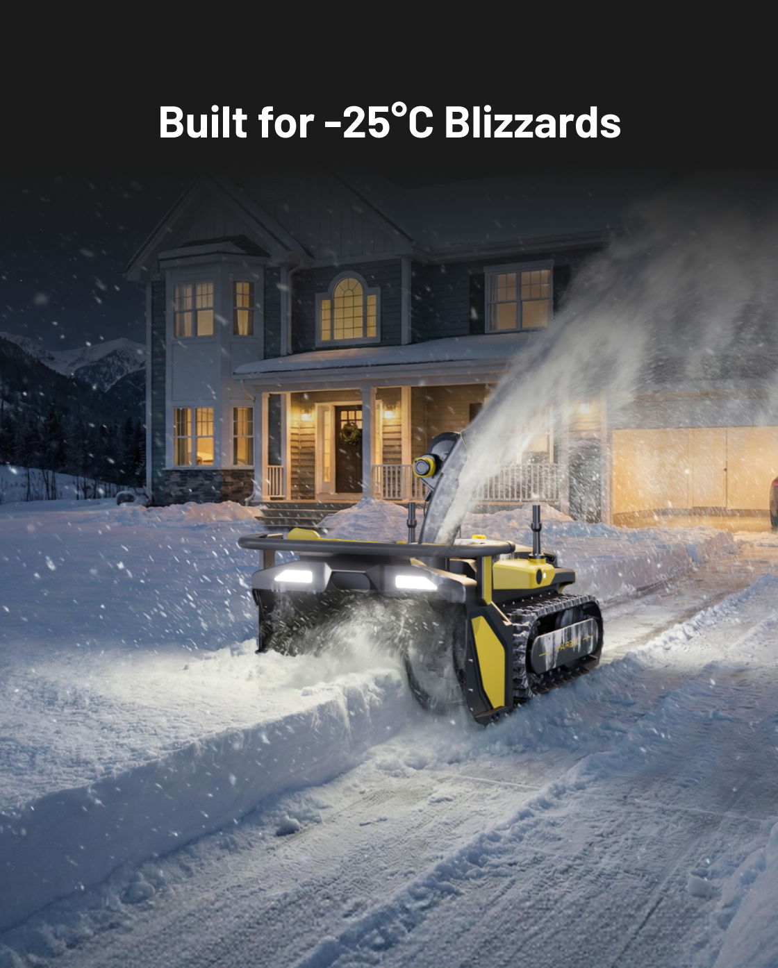 Yarbo Y40 Core with Snow Blower Module Gen 2 — Yarbo Snow Blower
