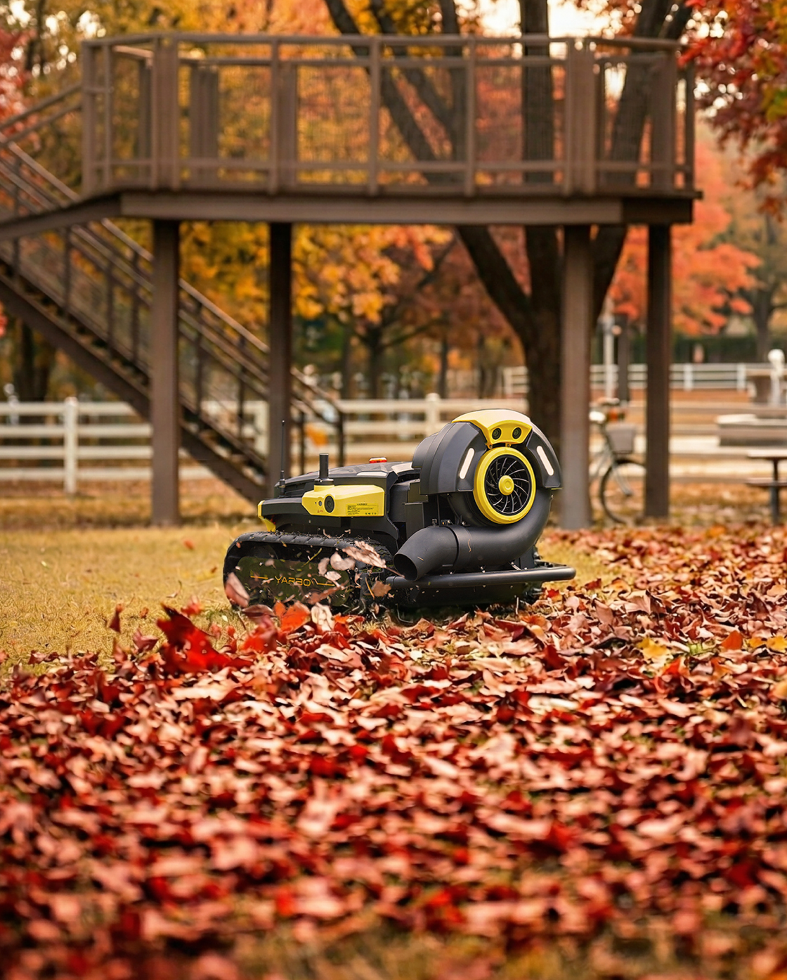 Yarbo Y40 Core with Blower Module — Yarbo Blower