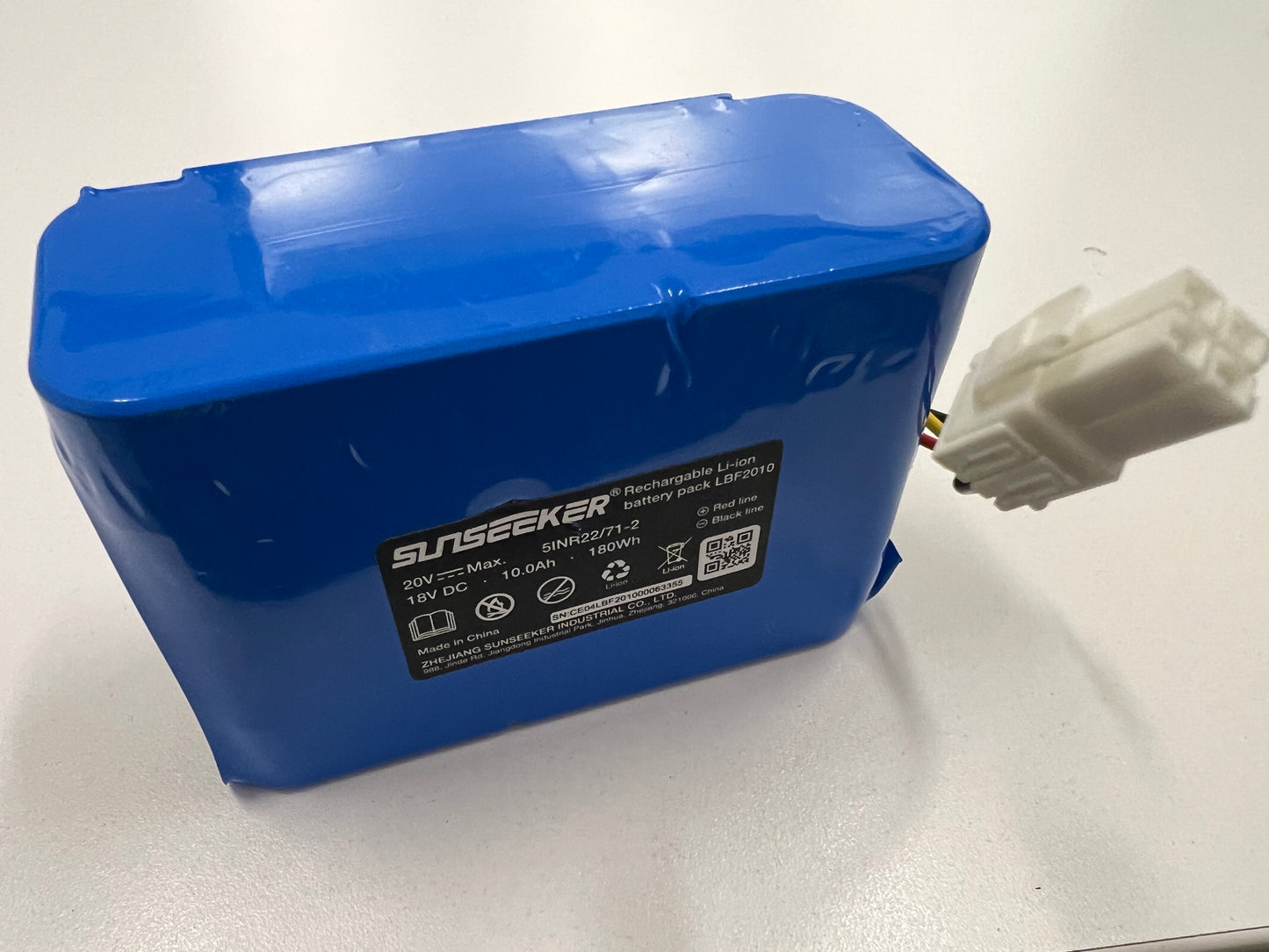 Battery Pack (Gen1) (20v 10.0Ah) - X7 Plus/X7 Pro  -  16600704-01