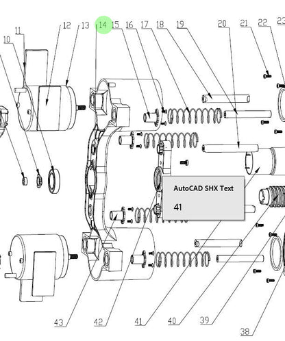 Cutting Motor Mounting Frame for Luba 1  - C.700.0097