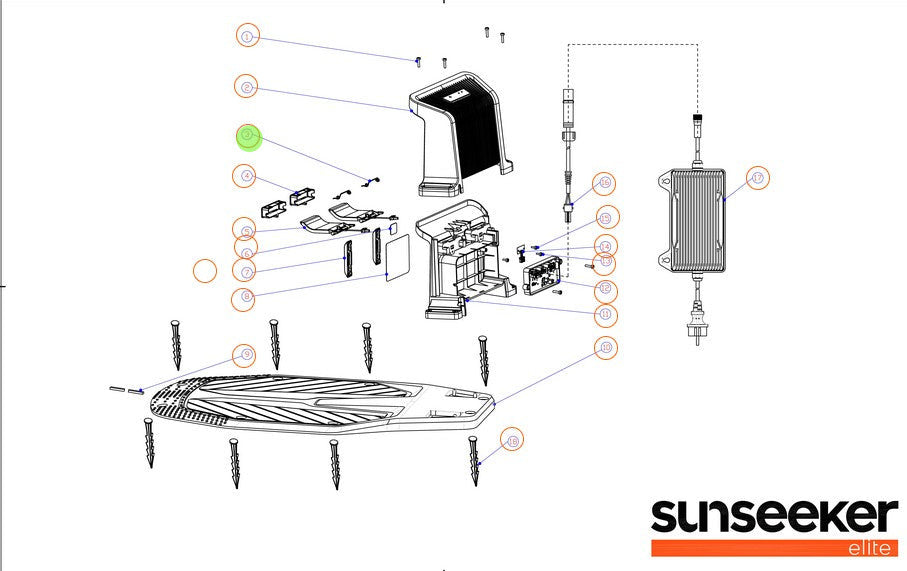Charging Station Torsional Spring - X5/X7/X7 Plus/X7 Pro - 16601327-01
