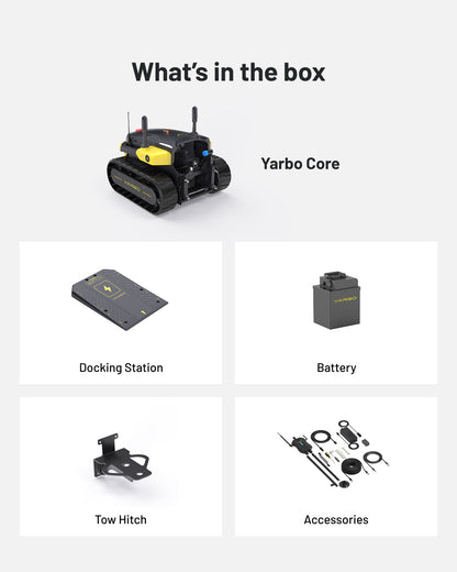 Yarbo Y40 Core — What in the box 70cbad90 c90e 42d4 8841 bd2f831018cf
