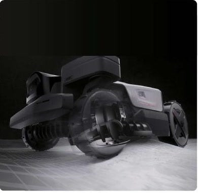 X115 Z-series floating cutting deck close-up
